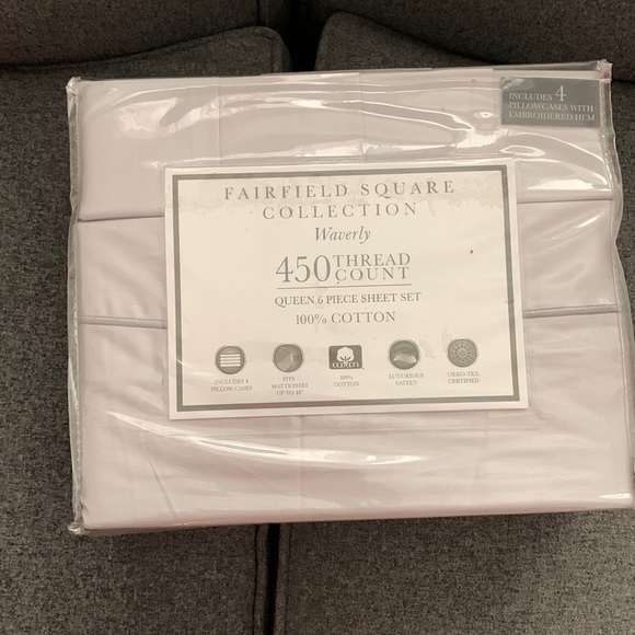 Waverly Bedding Macys Waverly Brand Grey Cotton 6 Piece Flat And